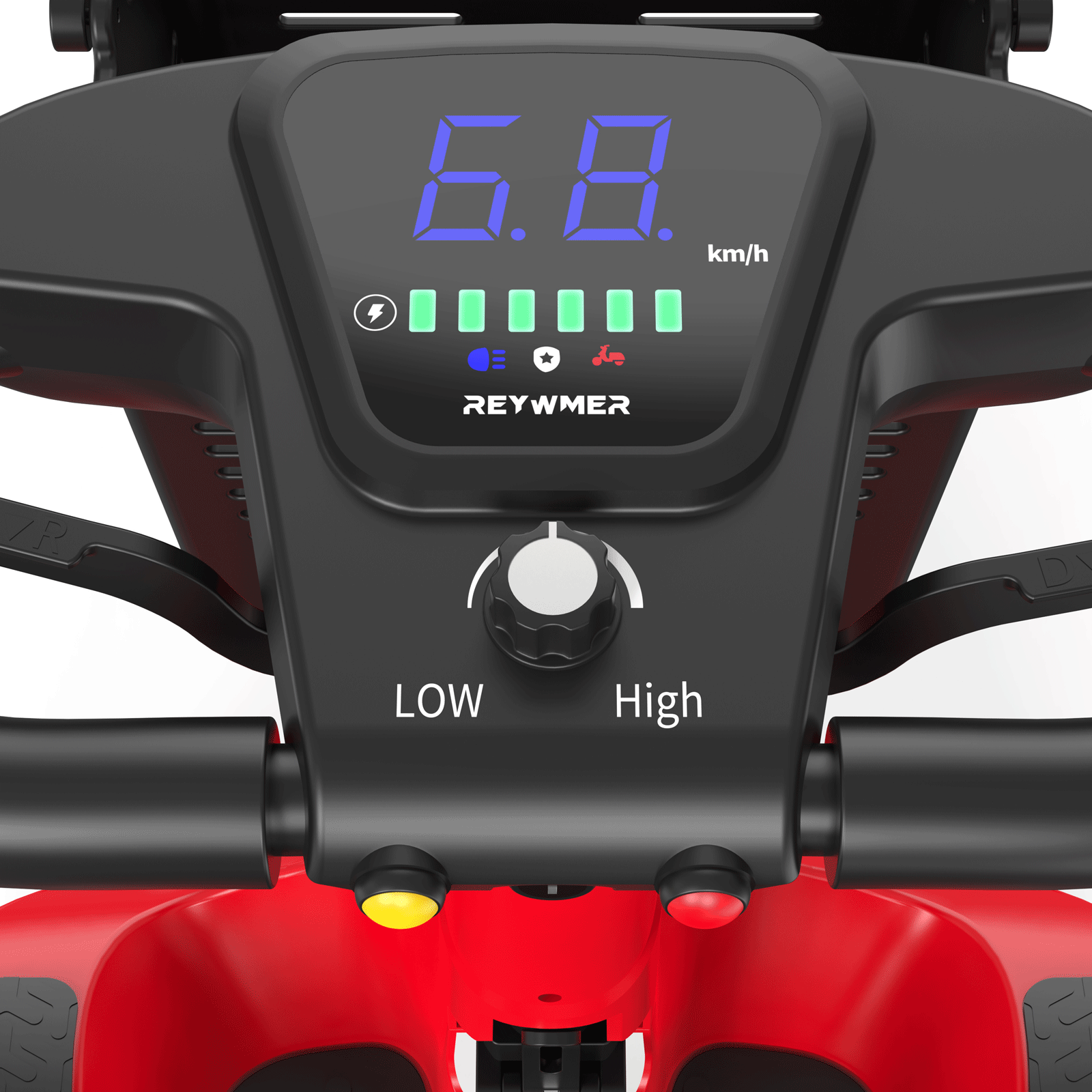 JunLing SPD2 4-Wheeled Mobility Scooters, 34 Miles Range, 756Wh Lithium Battery, 265lbs PayLoad